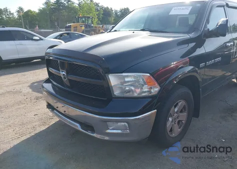 2012 Ram 1500 Slt из США, поврежденный, VIN 1C6RD7LT2CS297332